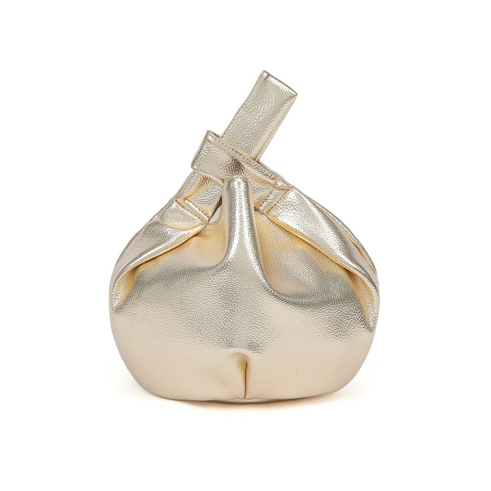 Small Tote Bag Soft Leather Top Handle Bag Wristlet Knot >:)
